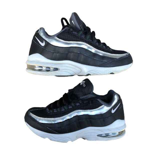 RARE 2018 Nike Air Max 95 Y2K Black Silver Size 6 - Picture 6 of 14